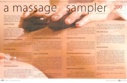Massage Sampler
